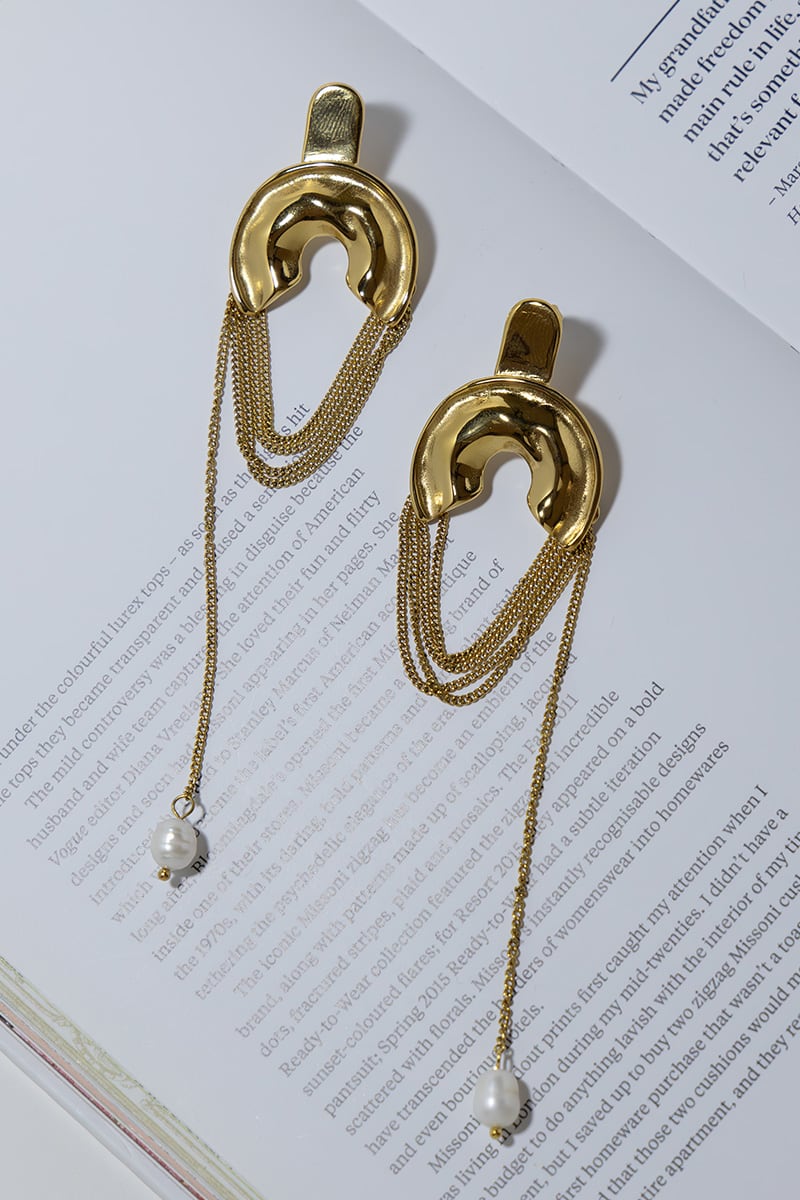 GOLD PLATED DREAM EARRINGS