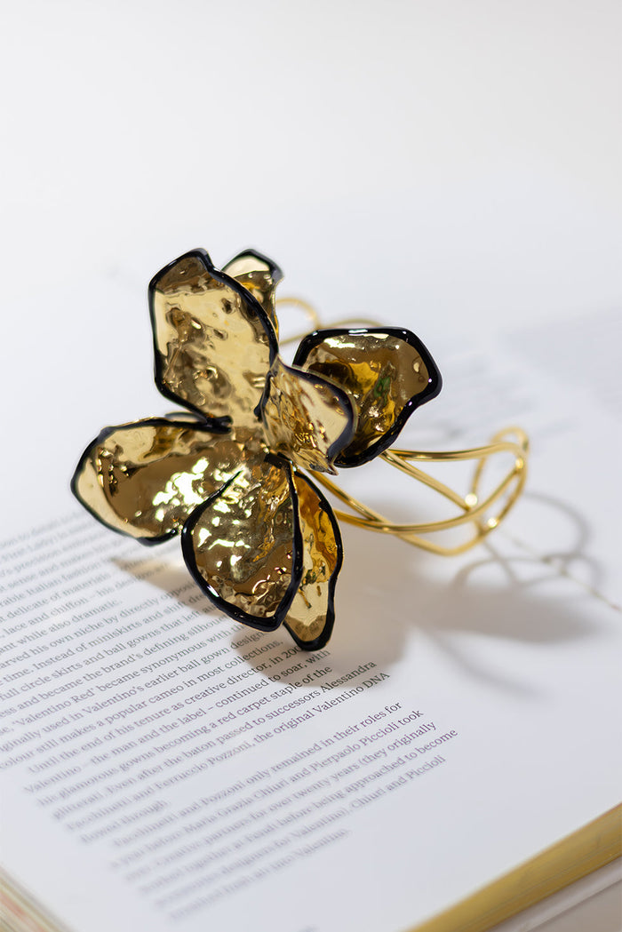 GOLD PLATED PARADISE FLOWER BRACELET