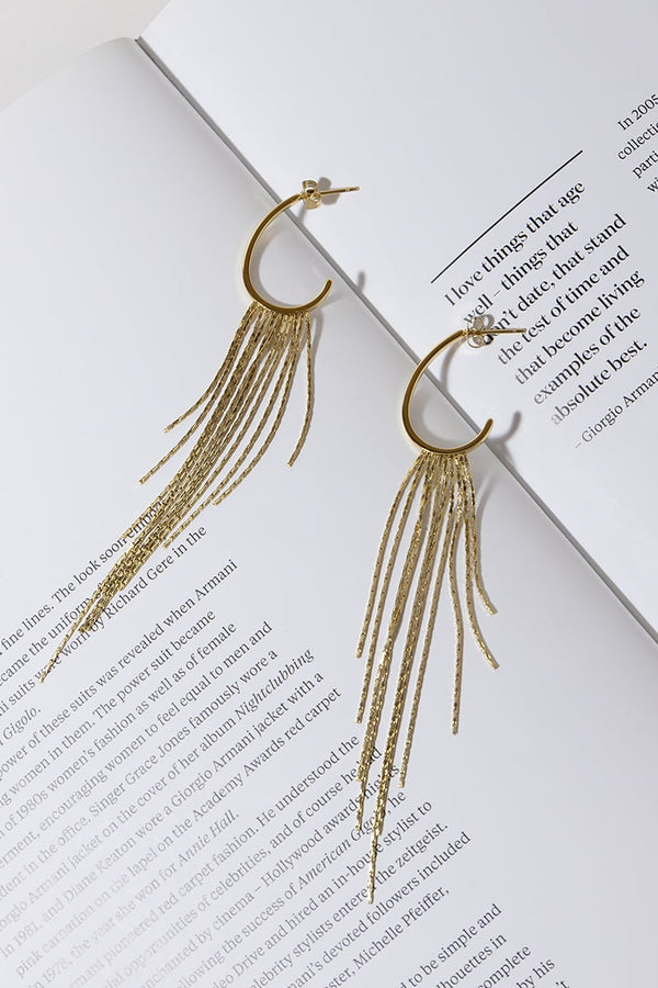 GOLD PLATED LET'S DANCE EARRINGS