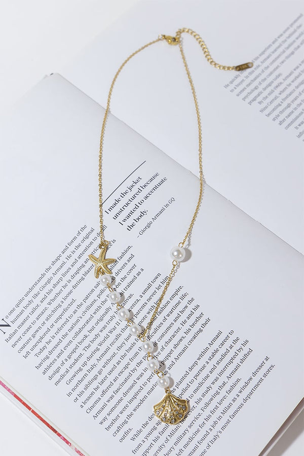 GOLD PLATED OCEAN BLISS NECKLACE