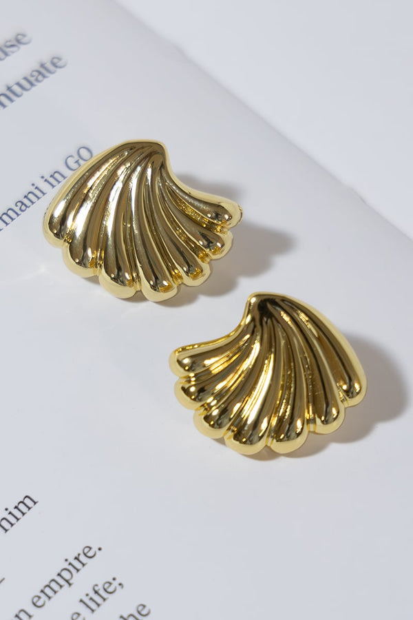 GOLD PLATED SIREN EARRINGS