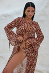 VELZY COVER UP - LEOPARD PRINT