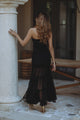 AZURA STRAPLESS MAXI DRESS - BLACK