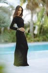 KATANYA MAXI SKIRT - BLACK