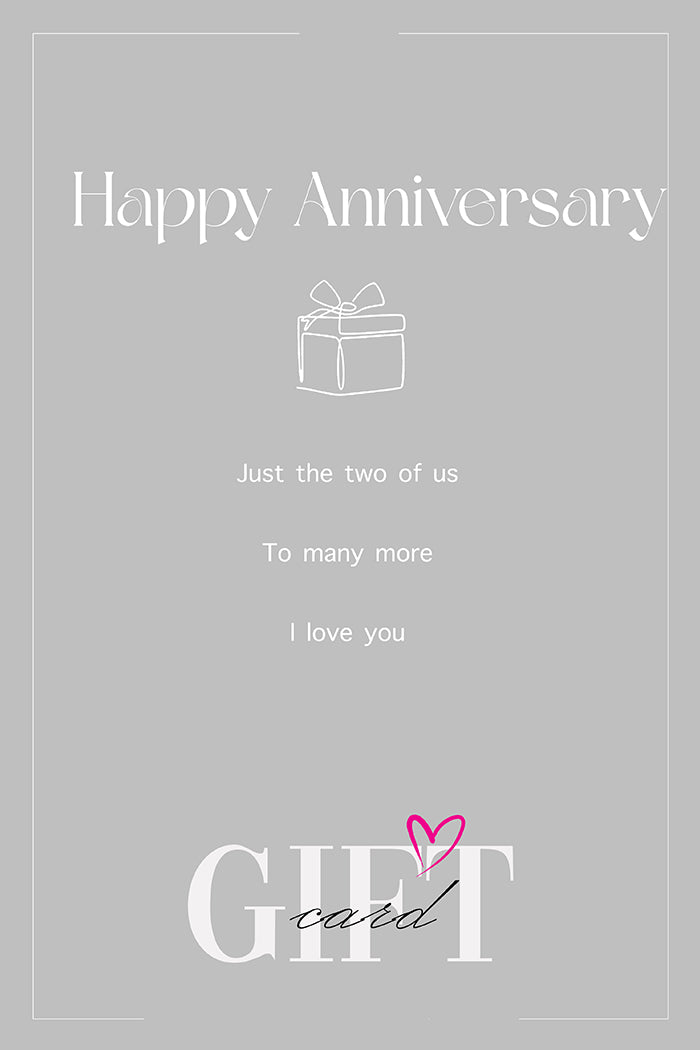 ANNIVERSARY GIFT CARD