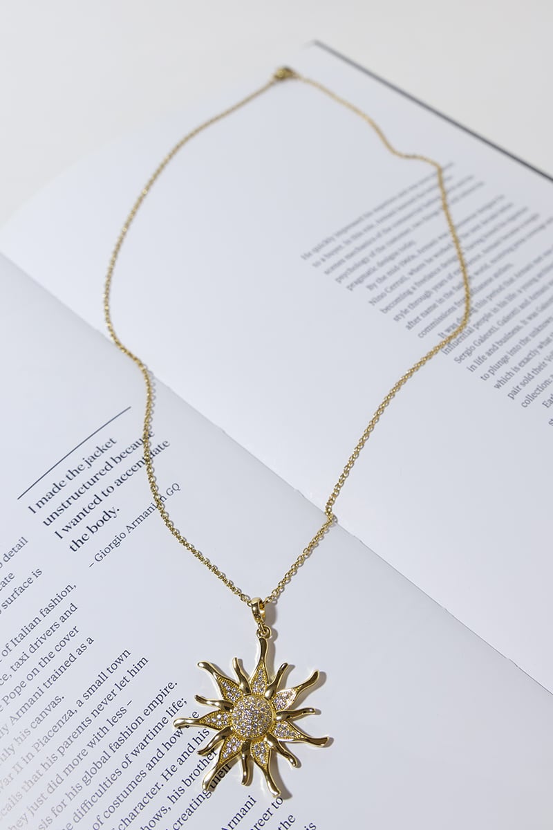 GOLD PLATED BIG STAR NECKLACE