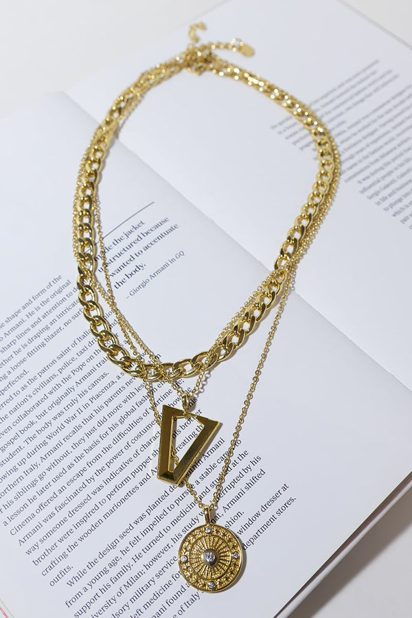 GOLD PLATED STELLAR NECKLACE