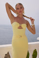 KLEO MAXI DRESS - LEMON