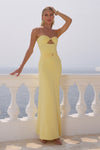 KLEO MAXI DRESS - LEMON