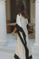 CLARA KAFTAN - SAND/BLACK