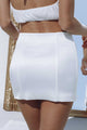 INFATUATION MINI SKIRT - WHITE