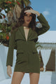 MARNI BLAZER DRESS - KHAKI