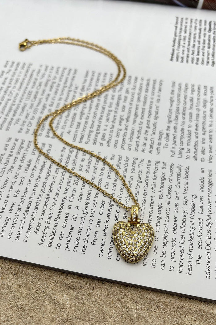 GOLD PLATED LOVE NECKLACE