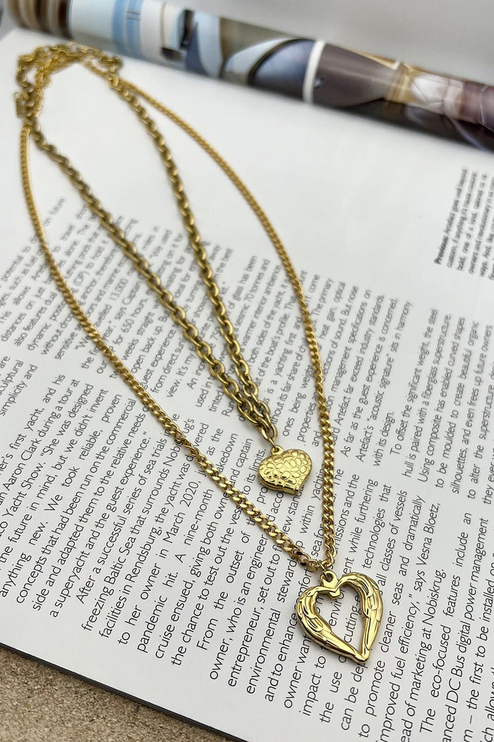 TWO HEARTS NECKLACE