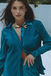 MAIYA BLOUSE - TEAL