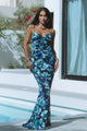 CHANNING MAXI DRESS - NAVY FLORAL