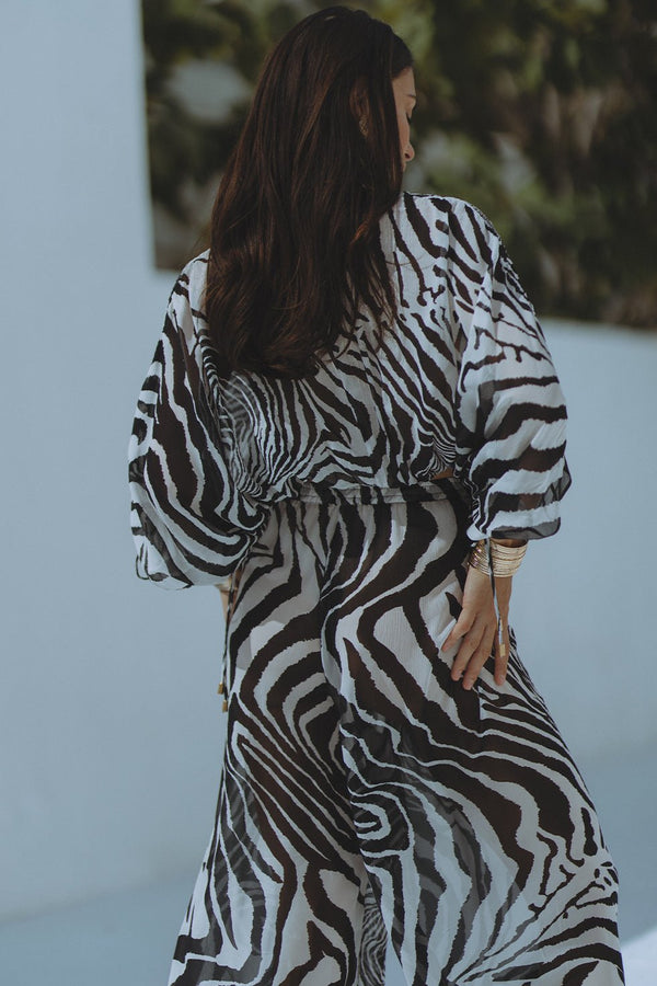 KORNIKA TOP - ZEBRA