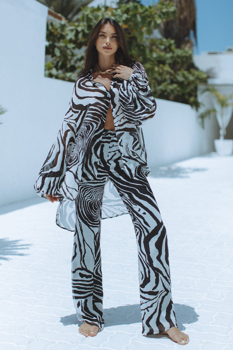 KORSA PANTS - ZEBRA