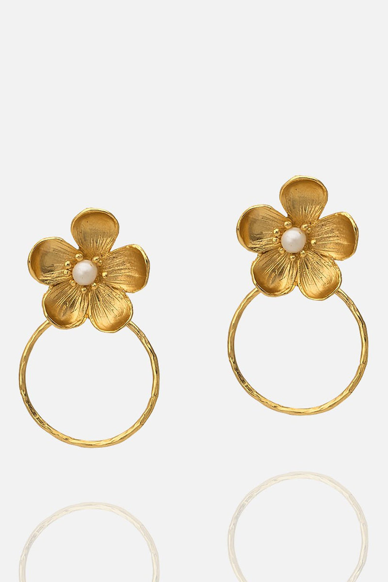 GRACE GOLD PLATED EARRINGS