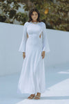 DAHLIA MAXI DRESS - WHITE