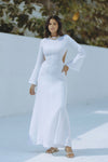 DAHLIA MAXI DRESS - WHITE