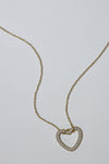 GOLD PLATED HABIBA NECKLACE - WHITE