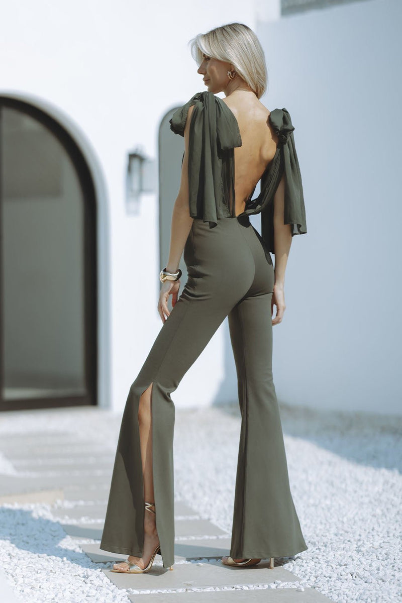 ANOUSHKA JUMPSUIT - RIFLE GREEN