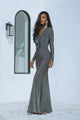 AMARA MAXI DRESS - GUNMETAL