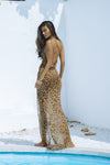 ALANISA MAXI DRESS - LEOPARD