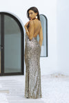 ORISHA MAXI DRESS - LIGHT GOLD/SEQUIN