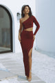 JANA MAXI DRESS - MAROON