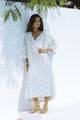 MISHA LINEN KAFTAN - NAUTILUS SHELL