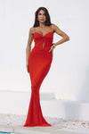 MARL MAXI DRESS - RED