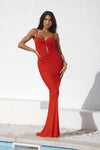 MARL MAXI DRESS - RED