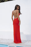 MARL MAXI DRESS - RED