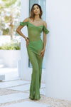 HERAYA MAXI DRESS - PISTACHIO