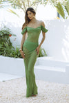 HERAYA MAXI DRESS - PISTACHIO