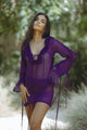 SELENA MINI DRESS - PURPLE