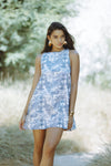 KASIA MINI DRESS - BLUE/PRINT