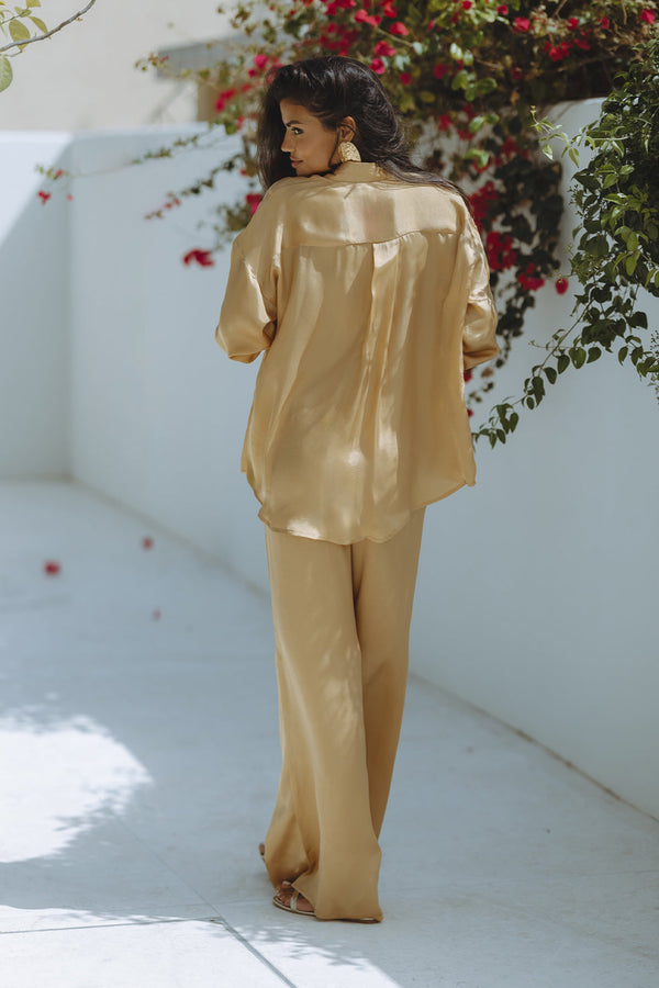 GRAYCELA SHIRT - LIGHT GOLD