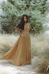 NATASSIA MAXI DRESS - CARAMEL