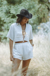 BRIONNI SHORTS - WHITE