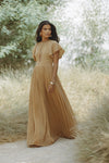 NATASSIA MAXI DRESS - CARAMEL