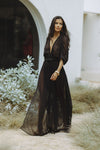 OPHELIA MAXI DRESS - BLACK