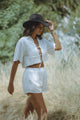 BRIONNI SHORTS - WHITE