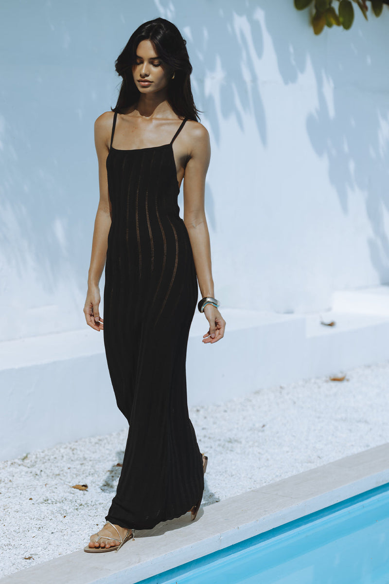 ALBIE MAXI DRESS - BLACK