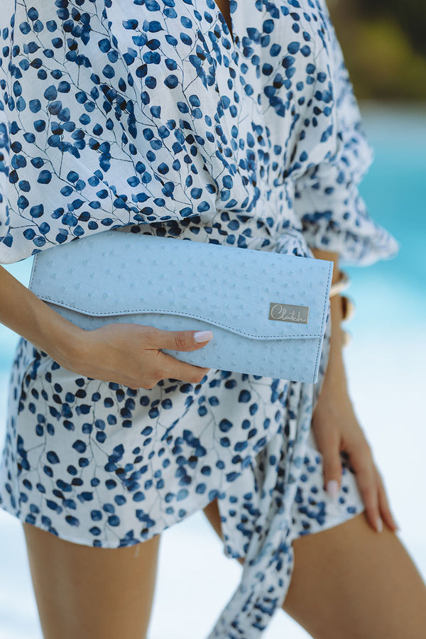 CHIC CLUTCH - BLUE