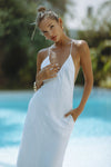 AIDANA MAXI DRESS - WHITE