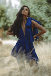 KALISHA MINI DRESS - BLUE