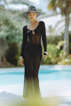 NEISHA MAXI DRESS - BLACK